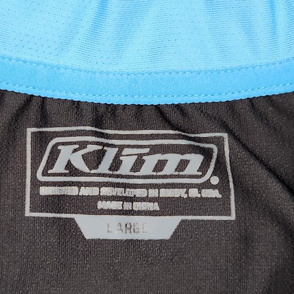 Klim Aggressor Cool 1.0 Shirt Mens Large Gray Camo Short Sleeve Base Layer - Picture 2 of 8